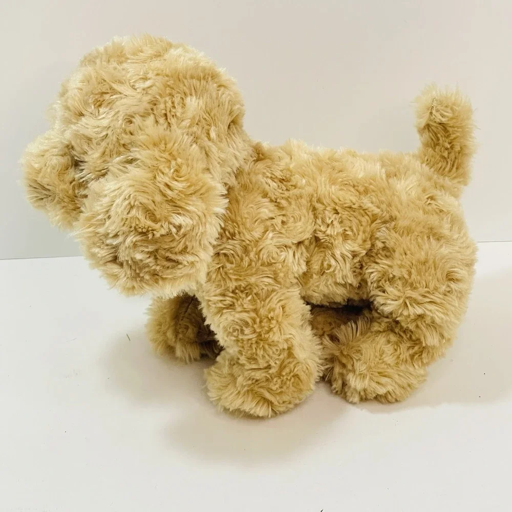 Manhattan Toy Company Tan Dog Plush Pooch Party Goldie Golden Doodle 10